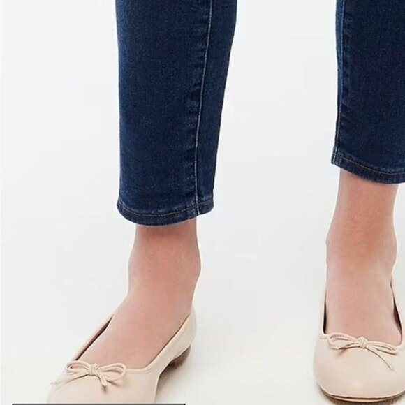 J. Crew Womens Toothpick Fit Dark Wash Jeans Size 31 Stretch Denim Cotton Blend - Picture 14 of 16